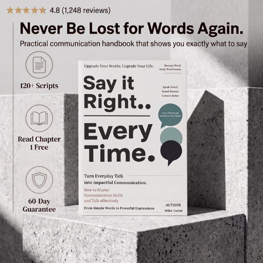 Say It Right. Every Time.The Practical Handbook