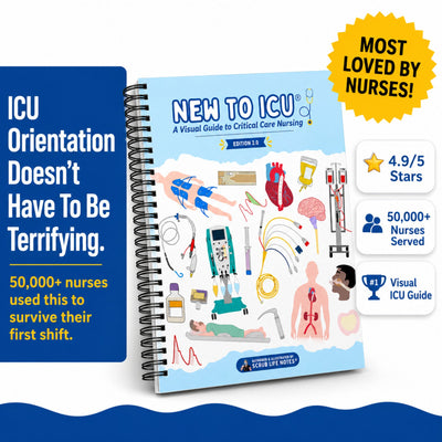 New to ICU™ 2.0: A Visual Guide to Critical Care Nursing — Complete ICU Starter Kit